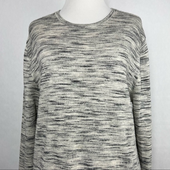 Bonobos Black White Men’s Round Neck Long Sleeve Sweater Size Medium - Picture 2 of 7